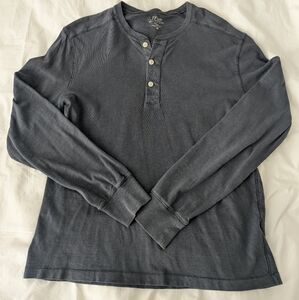 J. Crew Charcoal Henley Shirt